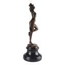 [LA-43284] Bronzeskulptur Bronzefigur Revuetänzerin Art-Deco-Stil Bild 4