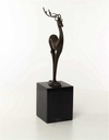 [LA-43296] Bronzeskulptur Bronzefigur Antilope Modern-Stil Bild 5