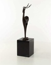 [LA-43296] Bronzeskulptur Bronzefigur Antilope Modern-Stil Bild 7
