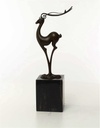 [LA-43296] Bronzeskulptur Bronzefigur Antilope Modern-Stil Bild 10