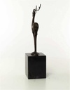 [LA-43296] Bronzeskulptur Bronzefigur Antilope Modern-Stil Bild 13