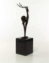 [LA-43296] Bronzeskulptur Bronzefigur Antilope Modern-Stil Bild 15