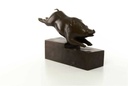 [LA-43298] Bronzeskulptur Bronzefigur Eber Schwein Bild 4