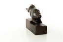 [LA-43298] Bronzeskulptur Bronzefigur Eber Schwein Bild 5