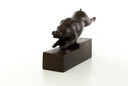 [LA-43298] Bronzeskulptur Bronzefigur Eber Schwein Bild 7