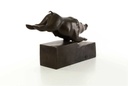 [LA-43298] Bronzeskulptur Bronzefigur Eber Schwein Bild 15