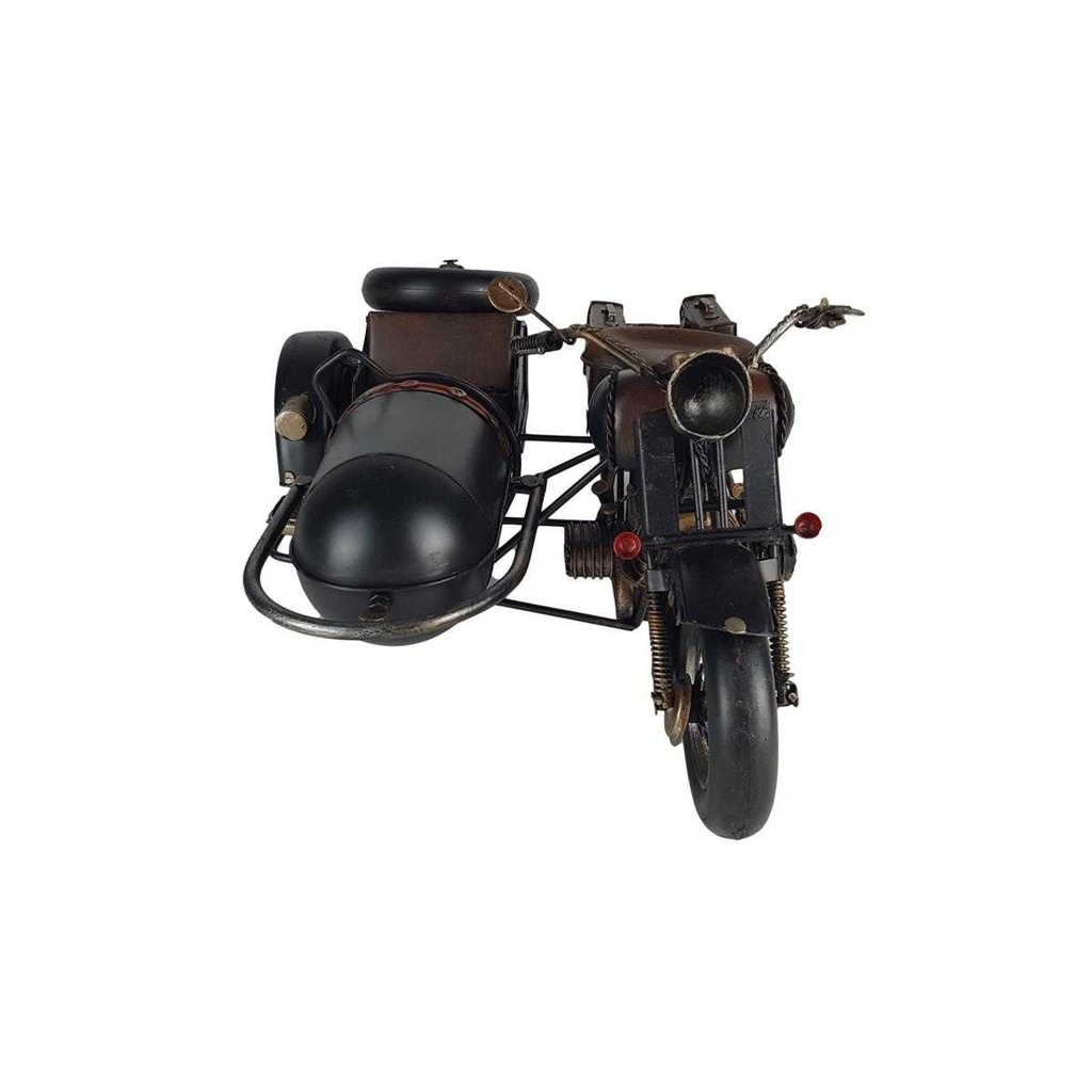 [LA-43306] Blechmodell Blechmotorrad mit Beiwagen Seitenwagen Eisen Vintage/Retro/Antikstil Bild 3