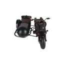 [LA-43306] Blechmodell Blechmotorrad mit Beiwagen Seitenwagen Eisen Vintage/Retro/Antikstil Bild 3