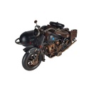 [LA-43306] Blechmodell Blechmotorrad mit Beiwagen Seitenwagen Eisen Vintage/Retro/Antikstil Bild 4