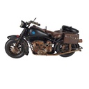 [LA-43306] Blechmodell Blechmotorrad mit Beiwagen Seitenwagen Eisen Vintage/Retro/Antikstil Bild 5