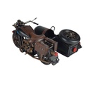 [LA-43306] Blechmodell Blechmotorrad mit Beiwagen Seitenwagen Eisen Vintage/Retro/Antikstil Bild 7