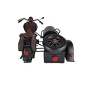 [LA-43306] Blechmodell Blechmotorrad mit Beiwagen Seitenwagen Eisen Vintage/Retro/Antikstil Bild 8