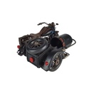 [LA-43306] Blechmodell Blechmotorrad mit Beiwagen Seitenwagen Eisen Vintage/Retro/Antikstil Bild 9
