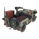 [LA-43351] Blechmodell Blechauto Modellauto Armee Militär Geländewagen mit Bewaffnung Antik-Stil Bild 5