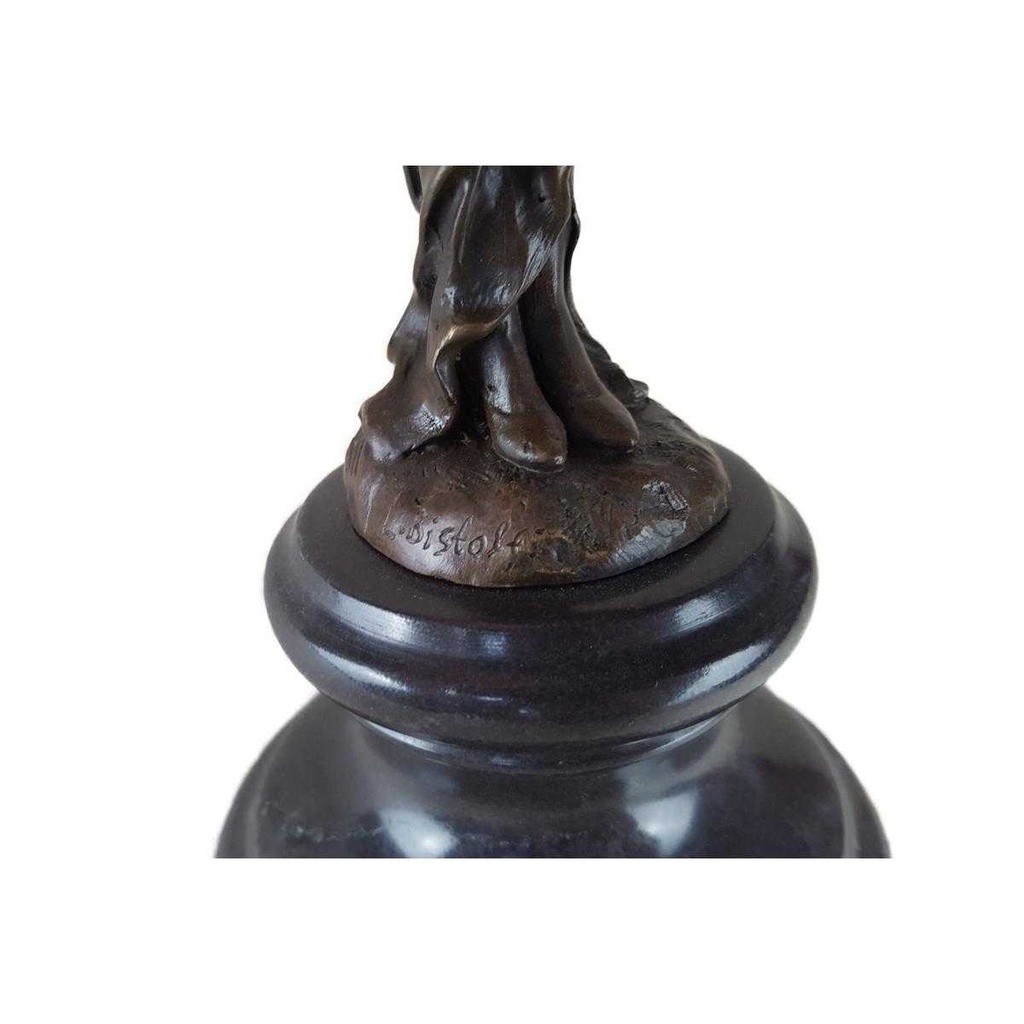 [LA-43365] Bronzeskulptur Bronzefigur Tänzerin Bild 7