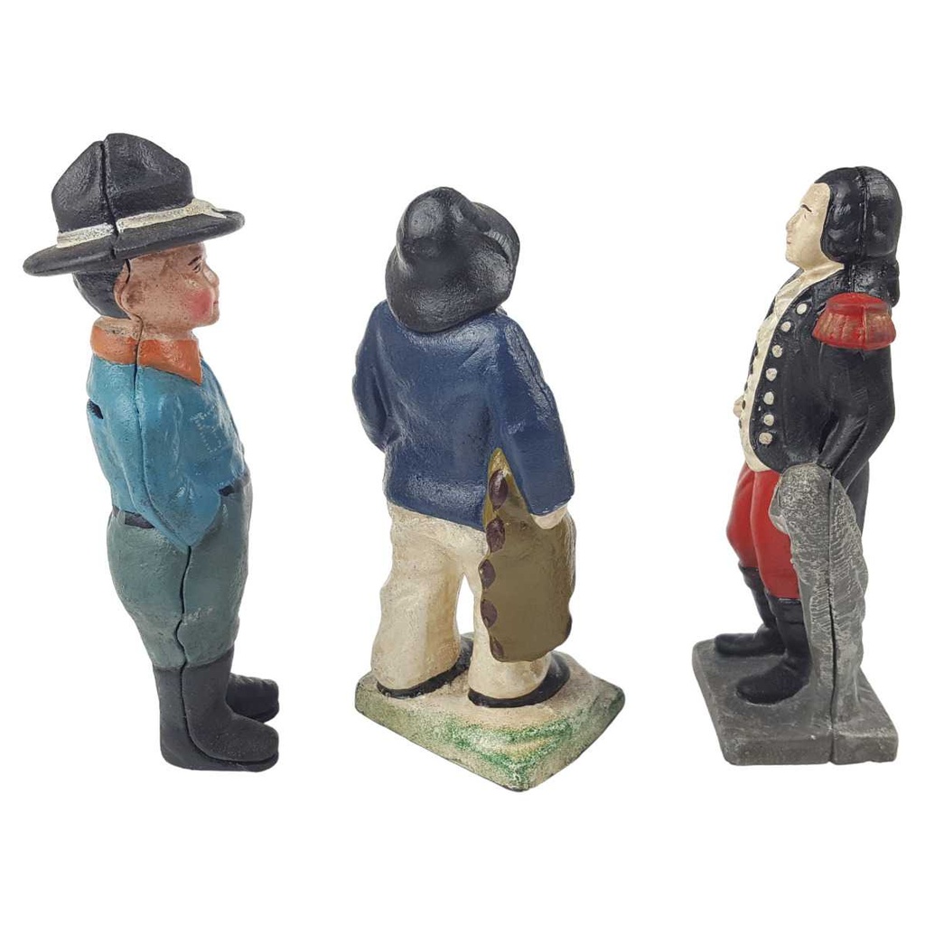 [LA-43558] Spardose Geldbank Figuren Skulpturen Gusseisen 3er Set Bild 3
