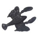 [LA-43579] Figur Skulptur Gusseisen Stiefelentferner Stiefelknecht Schuhauszieher Stiefelauszieher 25,4 cm Bild 3