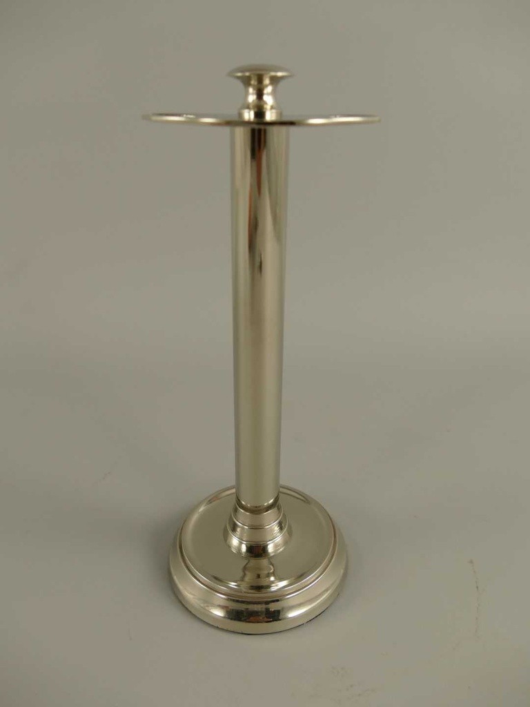 [LA-43607] Leselupe Handlupe Vergrößerungsglas/Brieföffner auf Ständer Set vernickelt H 19 cm Bild 7