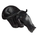 [LA-43657] Skulptur Figur Harz nach unten schauende Katze Bild 3