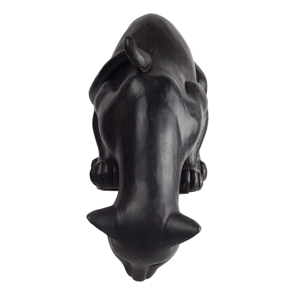 [LA-43657] Skulptur Figur Harz nach unten schauende Katze Bild 6