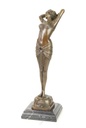 [LA-43707] Bronzeskulptur Bronzefigur Frau Reveil Enthüllung Bild 4