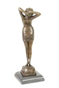 [LA-43707] Bronzeskulptur Bronzefigur Frau Reveil Enthüllung Bild 10
