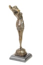 [LA-43707] Bronzeskulptur Bronzefigur Frau Reveil Enthüllung Bild 12