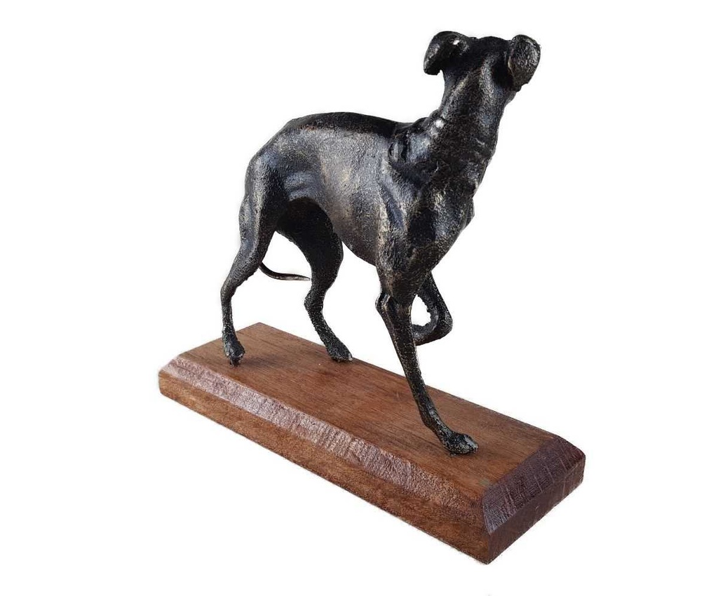 [LA-43724] Skulptur Figur Gusseisen Windhund Bild 5