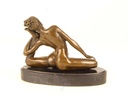 [LA-43829] Bronzeskulptur Bronzefigur Verdreherin Bild 10