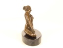 [LA-43829] Bronzeskulptur Bronzefigur Verdreherin Bild 13