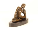 [LA-43829] Bronzeskulptur Bronzefigur Verdreherin Bild 15