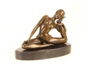 [LA-43829] Bronzeskulptur Bronzefigur Verdreherin Bild 16