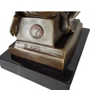 [LA-43832] Bronzeskulptur Bronzefigur Erotik Sitzende Mann und Frau Bild 6