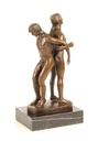 [LA-43835] Bronzeskulptur Bronzefigur Statue Erotik Liebesakt Nackte Gays Boys Jungs Männer Paar Bild 8