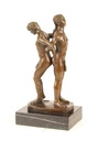 [LA-43835] Bronzeskulptur Bronzefigur Statue Erotik Liebesakt Nackte Gays Boys Jungs Männer Paar Bild 10