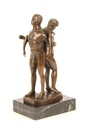 [LA-43835] Bronzeskulptur Bronzefigur Statue Erotik Liebesakt Nackte Gays Boys Jungs Männer Paar Bild 15