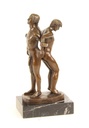 [LA-43835] Bronzeskulptur Bronzefigur Statue Erotik Liebesakt Nackte Gays Boys Jungs Männer Paar Bild 16