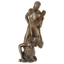 [LA-43836] Bronzeskulptur Bronzefigur Erotik Gruppe Statue Pärchen Akt Mann Frau Liebesakt Lust Bild 2