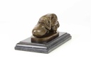 [LA-43839] Bronzeskulptur Bronzefigur Erotik Frau Umarmt Liegend Einen Phallus Bild 6