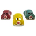 [LA-43886] Figur Skulptur Automodelle Oldtimer farbig Gusseisen L 11,3 cm 3er Set Bild 3