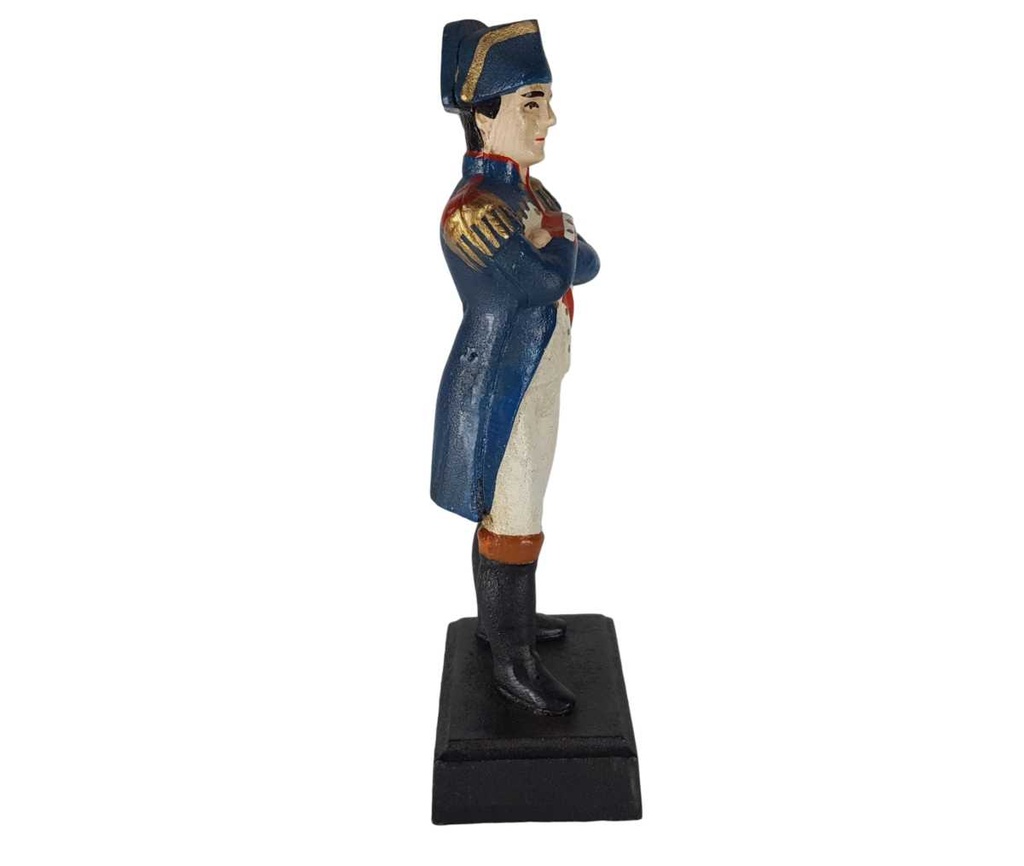 [LA-43895] Figur Skulptur Gusseisen Napoleon auf Sockel H 28 cm Bild 5