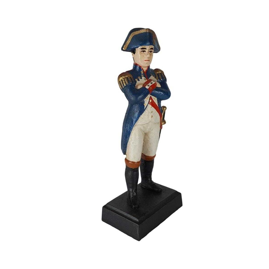 [LA-43895] Figur Skulptur Gusseisen Napoleon auf Sockel H 28 cm Bild 6