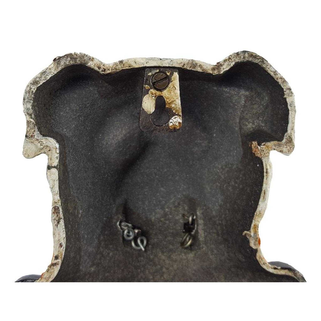 [LA-43907] Handtuchhalter Garderobenhaken Kleiderhaken Mantelhaken Gusseisen Bulldogge Kopf Bild 3