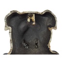 [LA-43907] Handtuchhalter Garderobenhaken Kleiderhaken Mantelhaken Gusseisen Bulldogge Kopf Bild 3