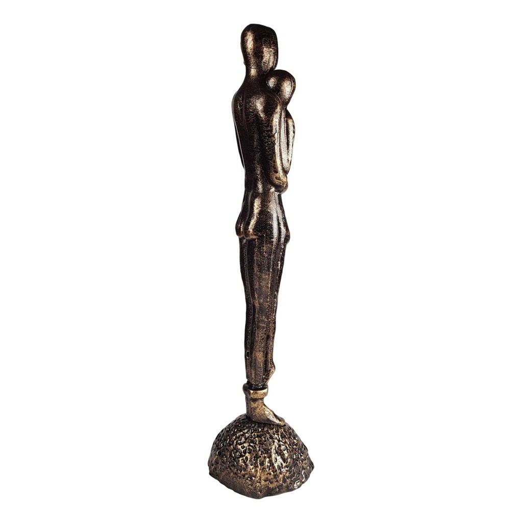 [LA-43940] Skulptur Gusseisen Umarmendes Paar Bild 3