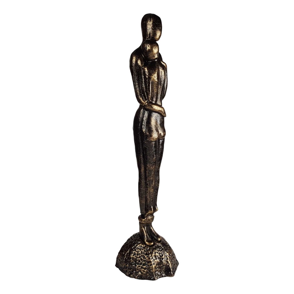 [LA-43940] Skulptur Gusseisen Umarmendes Paar Bild 5
