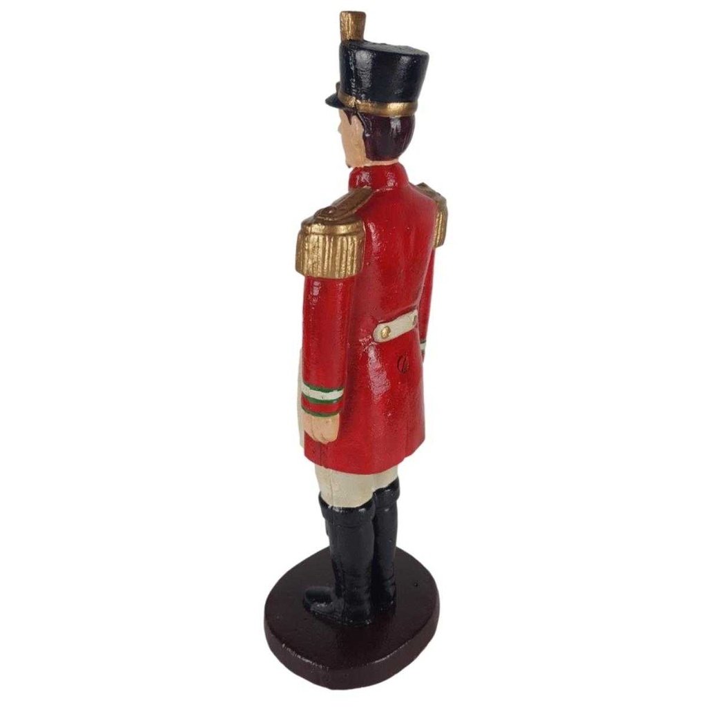 [LA-43941] Figur Skulptur Gusseisen Wachsoldat Königliche Wache bunt H 39,6 cm Bild 3