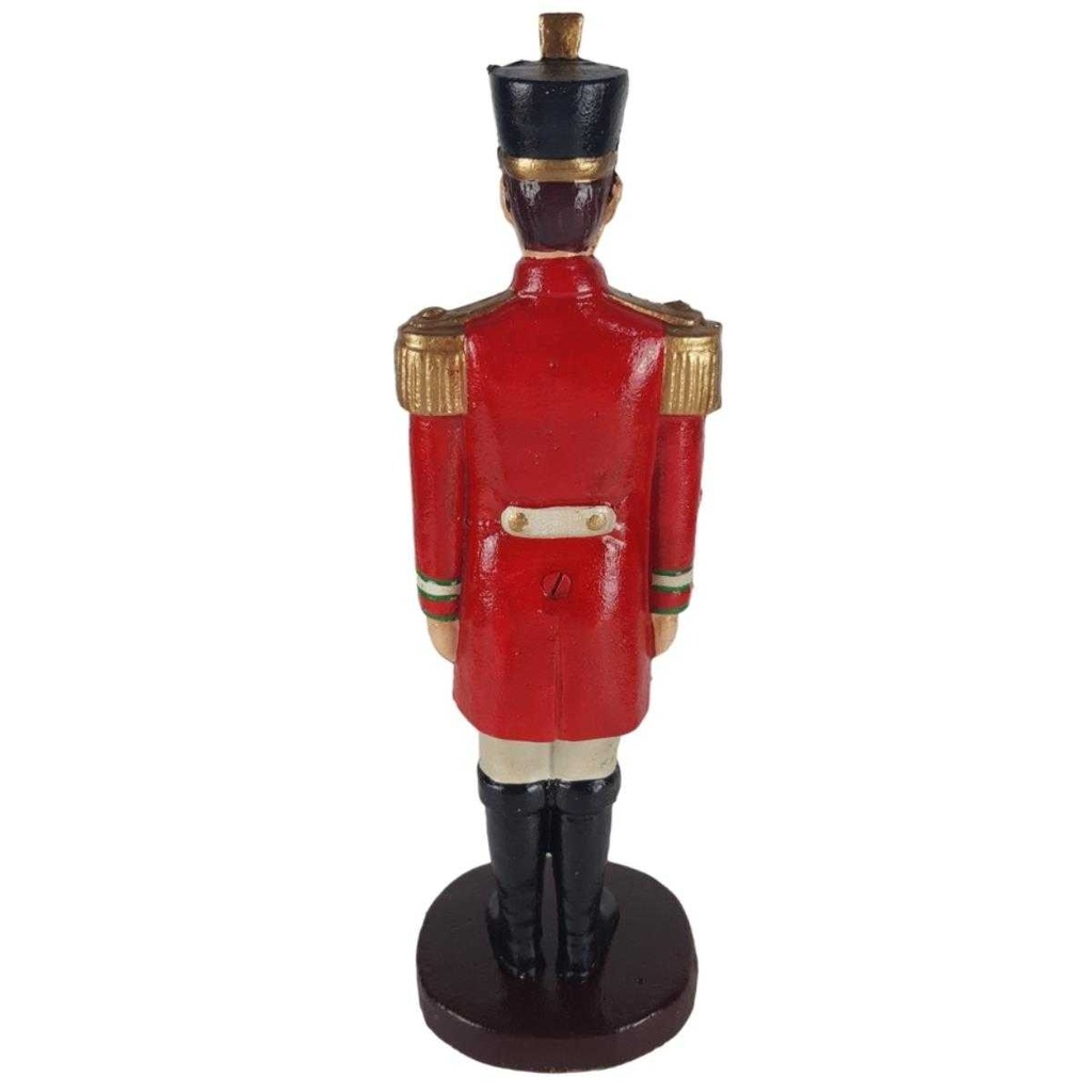 [LA-43941] Figur Skulptur Gusseisen Wachsoldat Königliche Wache bunt H 39,6 cm Bild 4