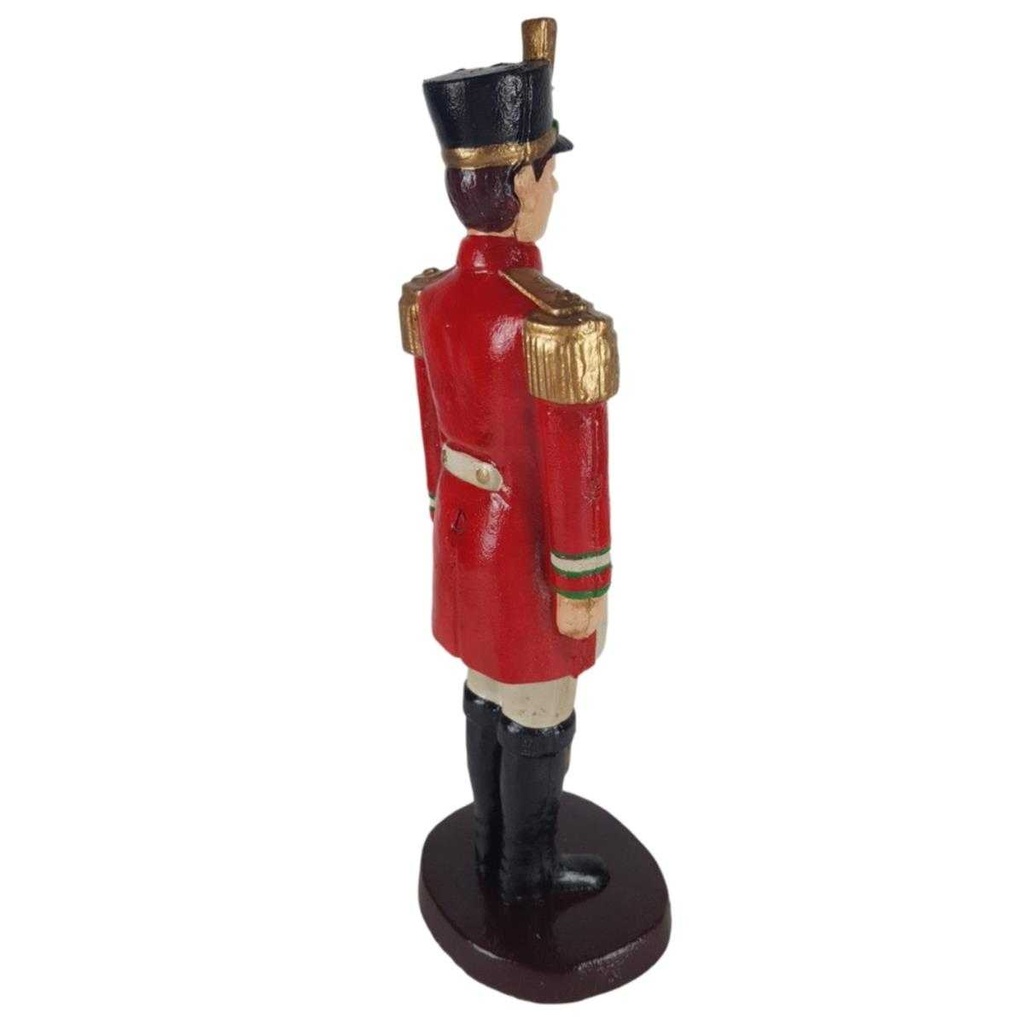 [LA-43941] Figur Skulptur Gusseisen Wachsoldat Königliche Wache bunt H 39,6 cm Bild 5