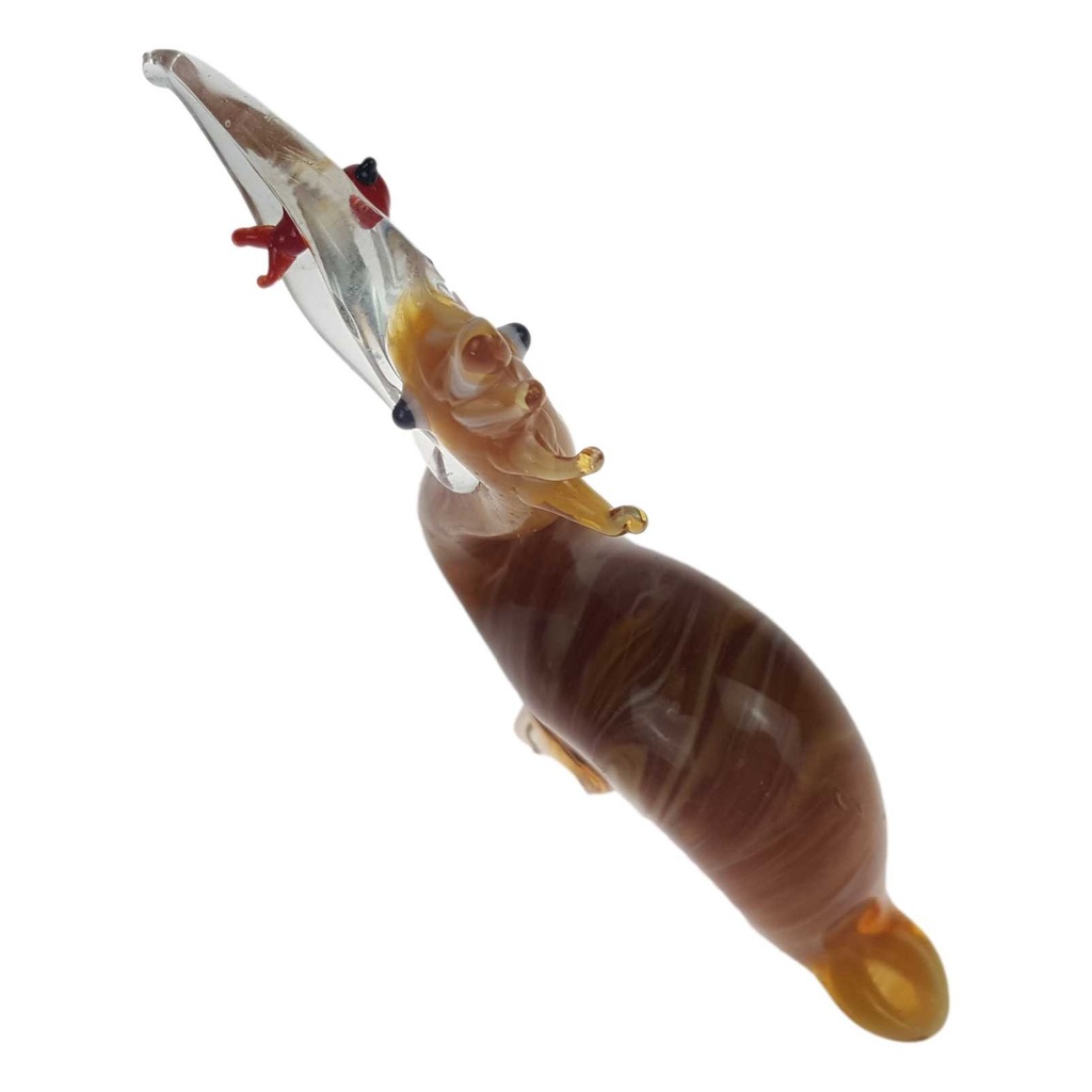 [LA-44149] Figur Glas Murano-Stil Pelikan Miniatur Bild 2